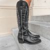 Abby western boots black