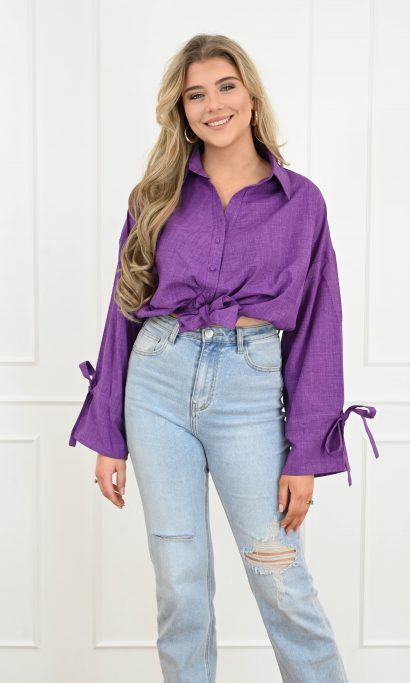 Bella blouse paars