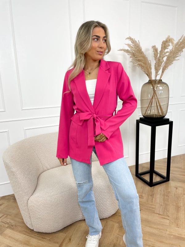 Ivy blazer fuchsia