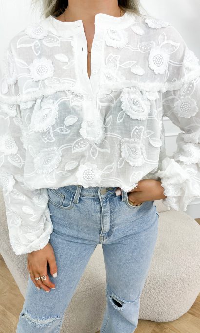 Mila blouse wit