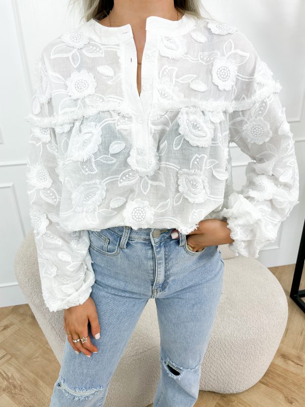 Mila blouse wit