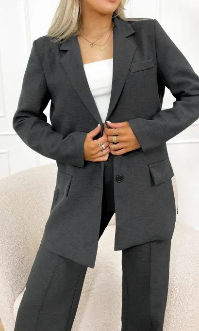 Laila blazer donker