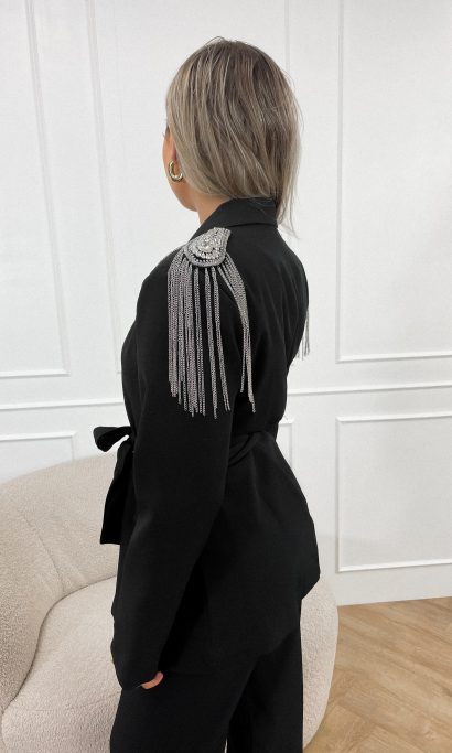 Frances blazer black