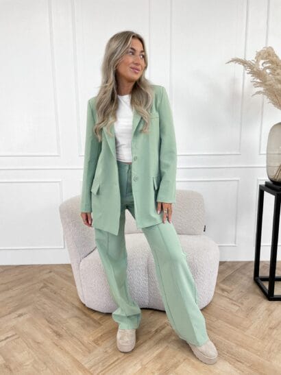 Laila blazer mint groen