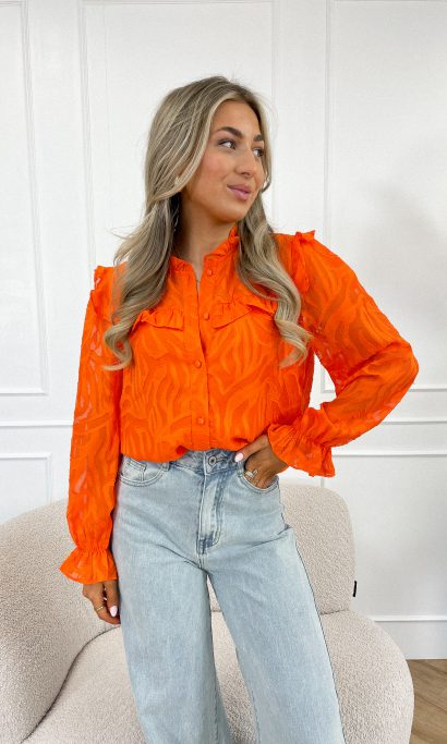 Suus blouse oranje
