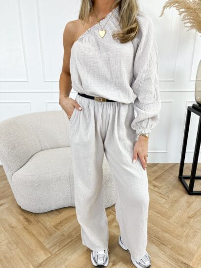 Noor jumpsuit beige