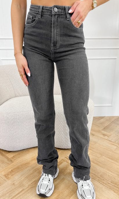 Sienna straight tall jeans grijs