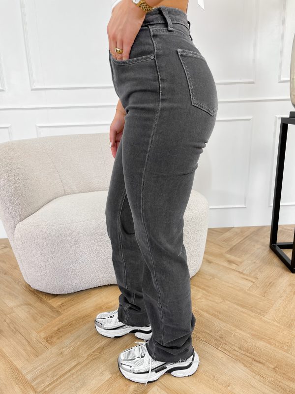 Sienna straight tall jeans grijs