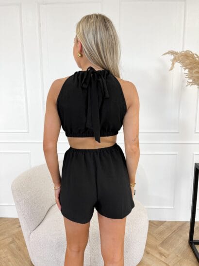 Axelle playsuit zwart