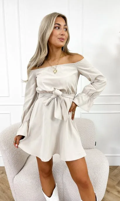 Colette jurk beige