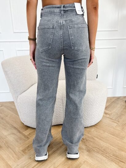 Mirella wide leg jeans grijs