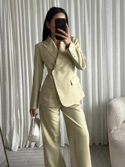 Shelly blazer licht groen