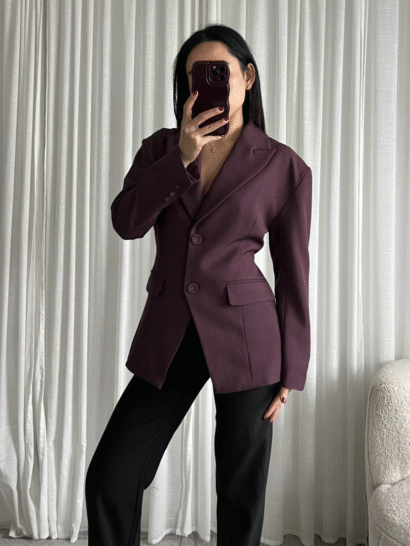 Alternative view of pre order Xendy blazer bordeaux