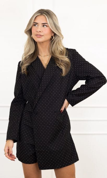 Made playsuit zwart