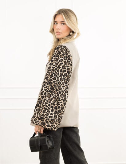 Jane panter blazer licht taupe