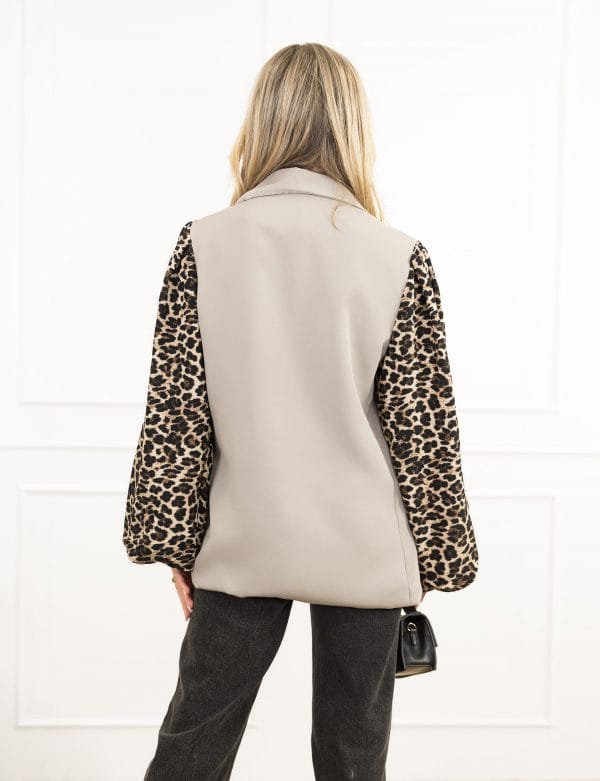 Jane panter blazer licht taupe