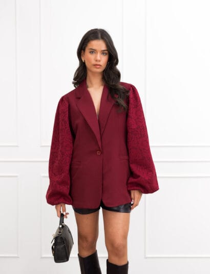 Baudine blazer bordeaux
