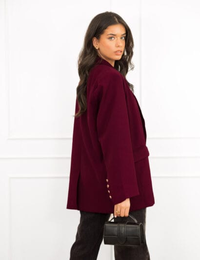 Elisa blazer bordeaux rood