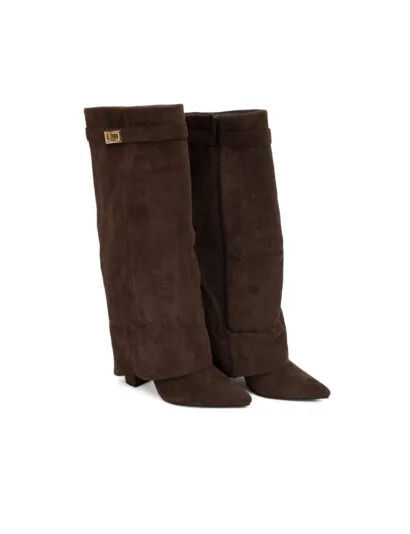 Alternative view of Maya laarzen suède bruin