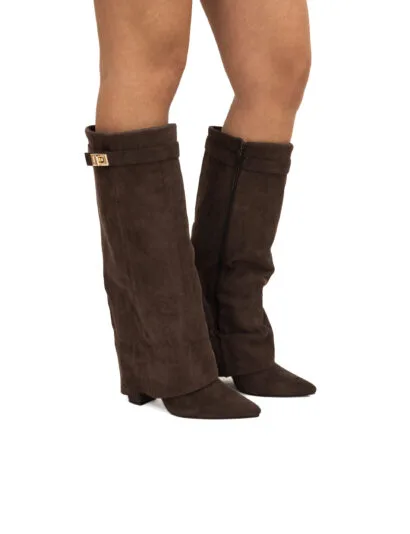 Maya laarzen suède bruin