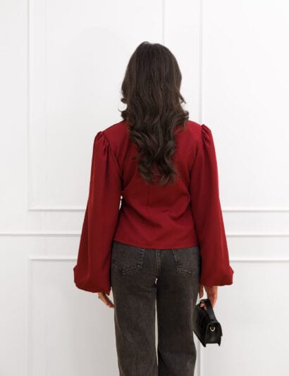 Belle blazer bordeaux
