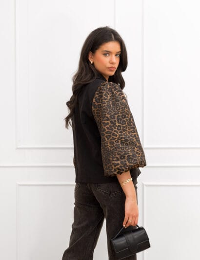 Serina blazer panter