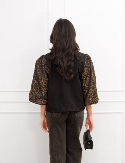 Serina blazer panter