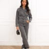 Alexa denim jumpsuit grijs