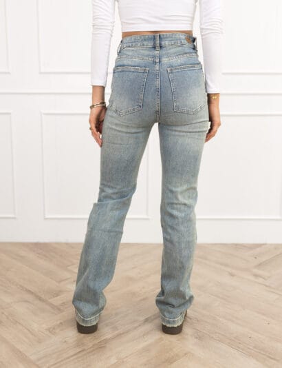 Jillian straight leg jeans blauw
