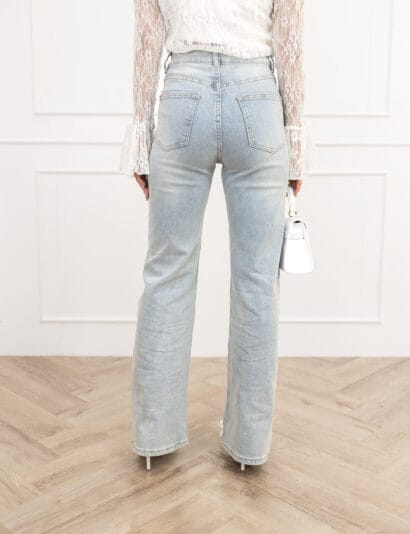 Maddie wide leg licht blauw