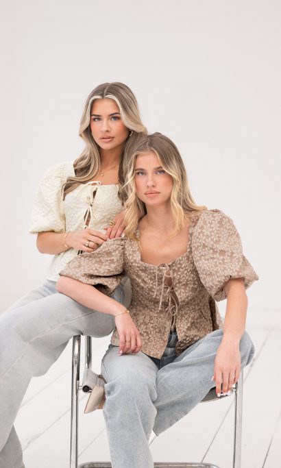 Norah top taupe