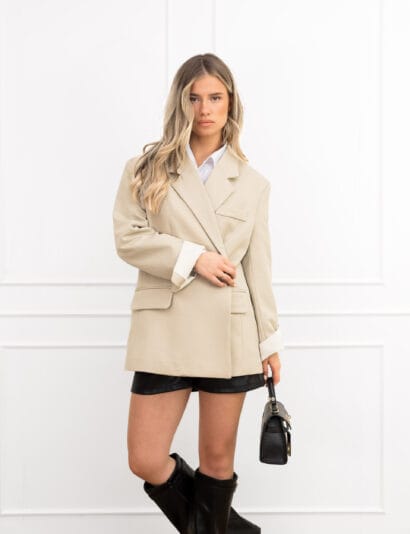 Milly blazer beige