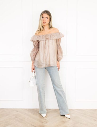 Nyla top taupe