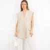 Lottie gilet beige