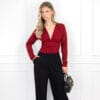 Selma strass body rood