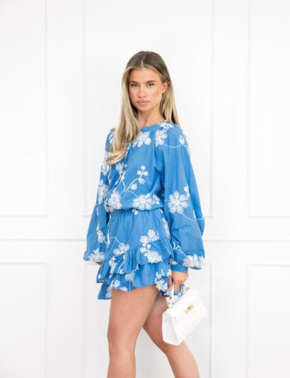 Semma blouse blauw