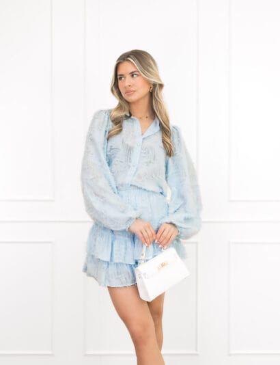 Cato blouse ice blue