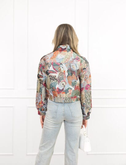 Larissa bomber jack print