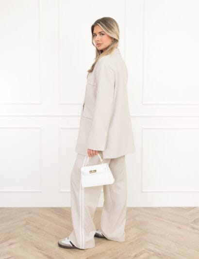 Clarissa box blazer beige