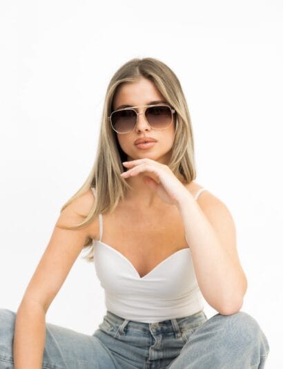 jaylie zonnebril bruin