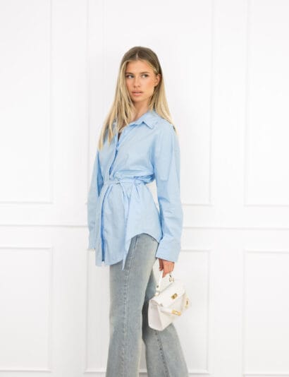 Lorena blouse lichtblauw