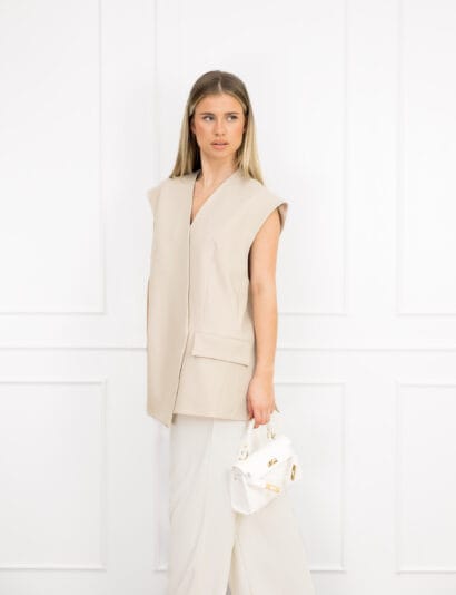 Lottie gilet beige