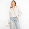 Maan cropped blazer beige