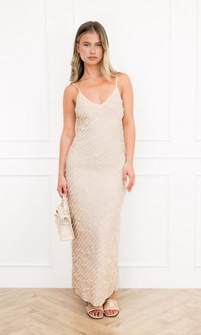 Laura jurk beige
