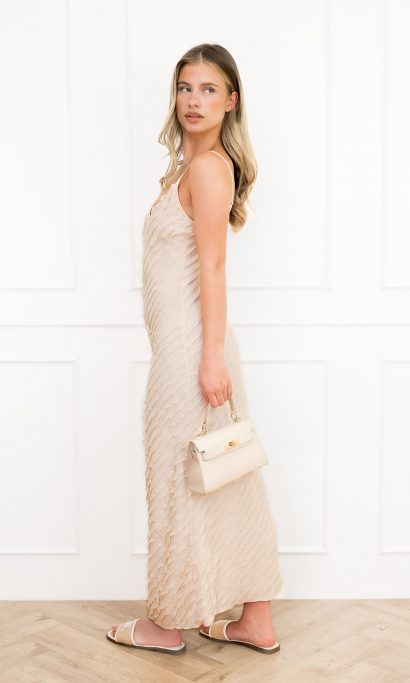 Laura jurk beige