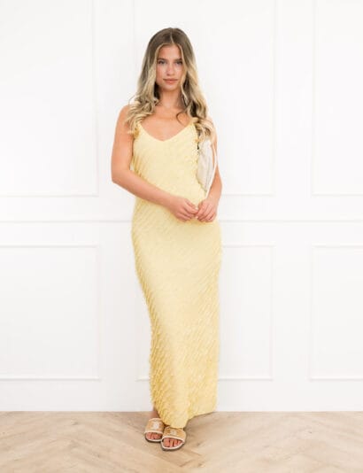 Laura jurk geel
