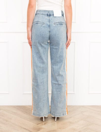 Selina wide leg jeans blauw