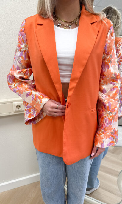 Emma blazer oranje
