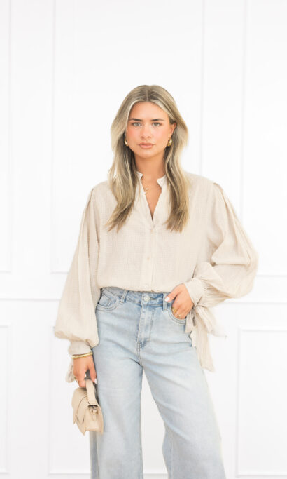Juna blouse beige