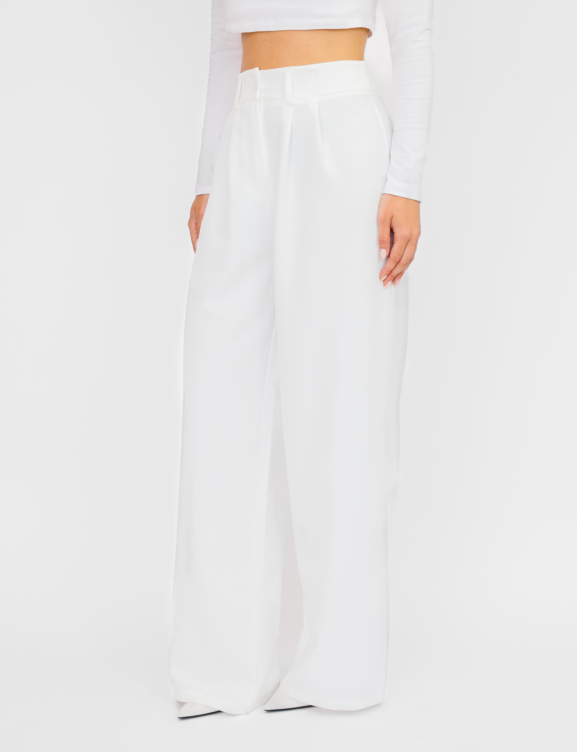 Pantalon wit regular - Afbeelding 2